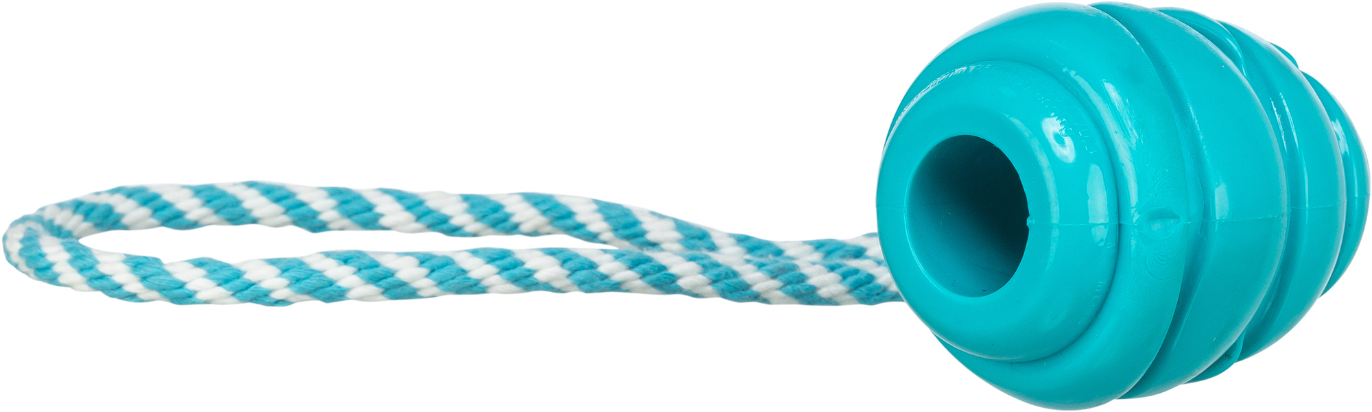 Trixie Jumper Seil 33467 – Extrem robustes Kauspielzeug XL aus TPR mit langer Wurfkordel